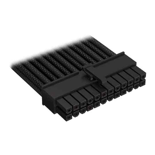 (image for) Corsair Premium Black Individually Sleeved 24-Pin Type-5 ATX PSU Cable